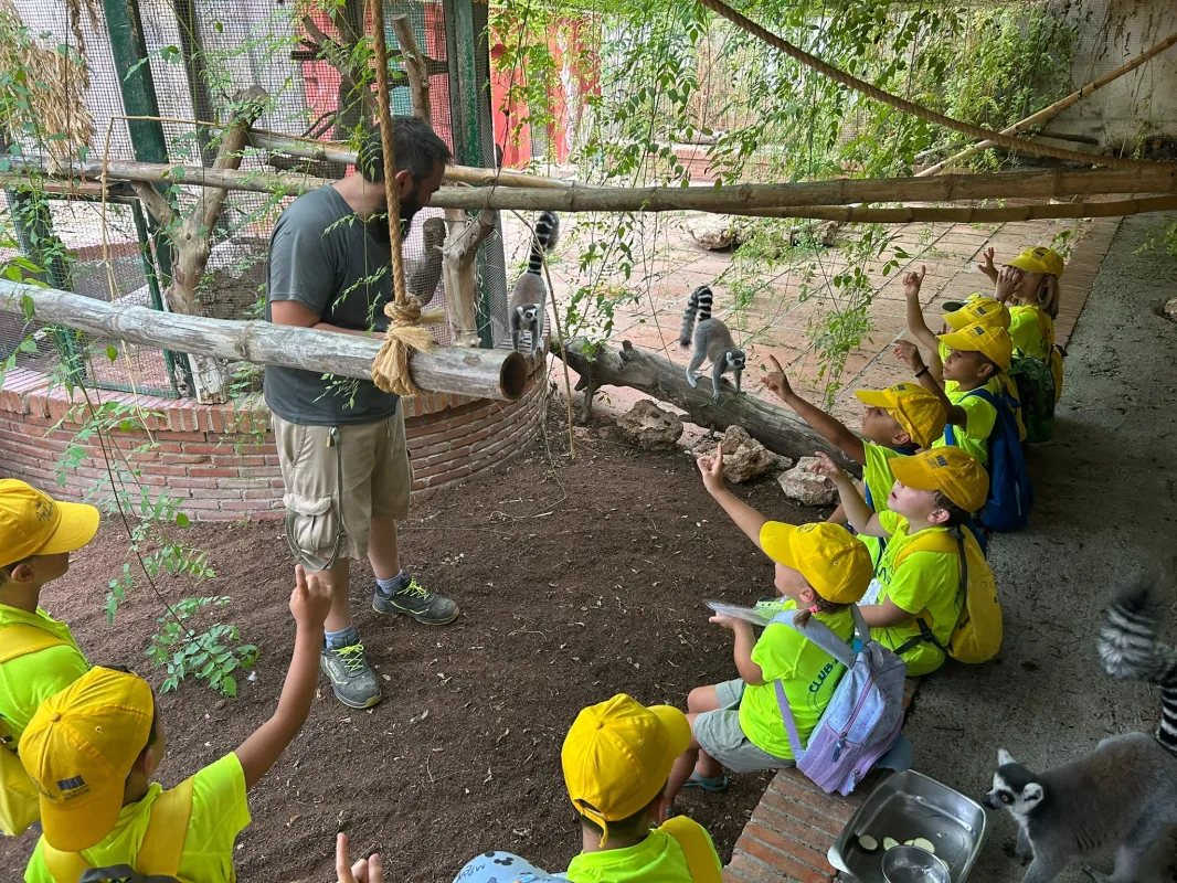 Un centenar de jóvenes se convierten en cuidadores por un día en el Parque Ornitológico Loro Sexi de Almuñécar - Vida y Cultura - 90 Costa